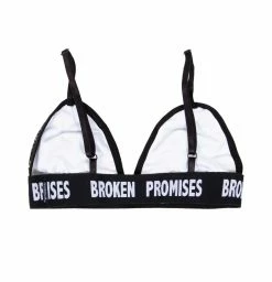 BROKEN PROMISES Lounge 12 Step Triangle Bra