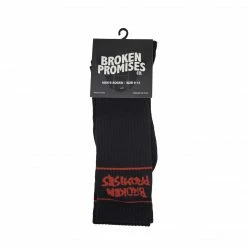 BROKEN PROMISES Stark Socks Black