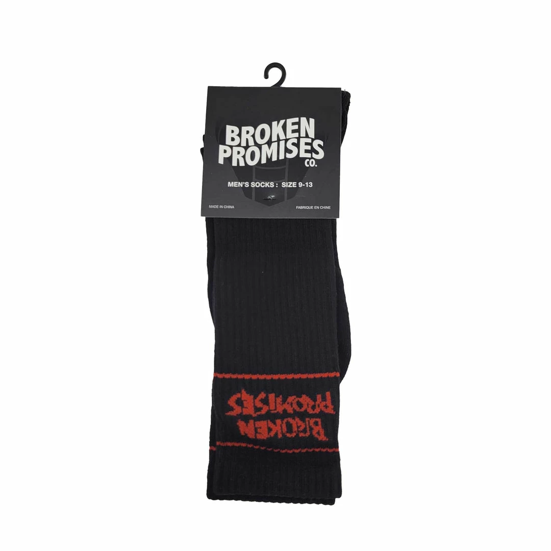 BROKEN PROMISES Stark Socks Black 4 BROKEN PROMISES Stark Socks Black