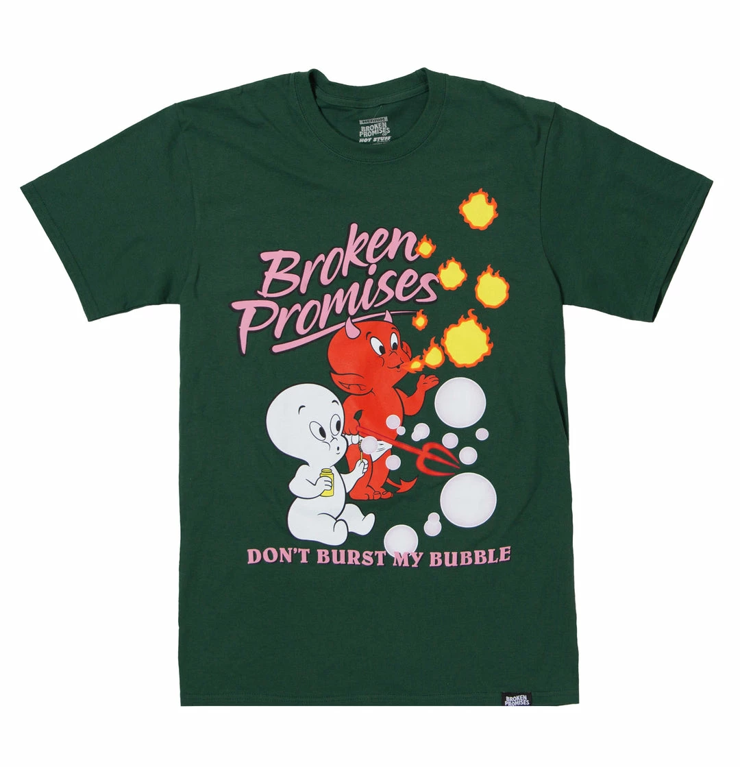 BROKEN PROMISES BP X Casper Burst My Bubble Tee Forest 5 BROKEN PROMISES BP X Casper Burst My Bubble Tee Forest