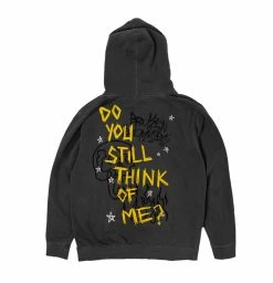 BROKEN PROMISES Hoodies Think Of Me Vintage Wash Hoodie