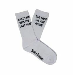 BROKEN PROMISES Accessories The Last Time Sock - White