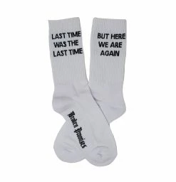 BROKEN PROMISES Accessories The Last Time Sock - White