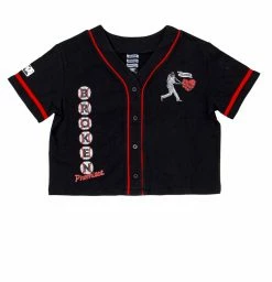 BROKEN PROMISES Batter Up Cropped Jersey