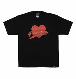 BROKEN PROMISES Biker Babe Tee Black Shirts