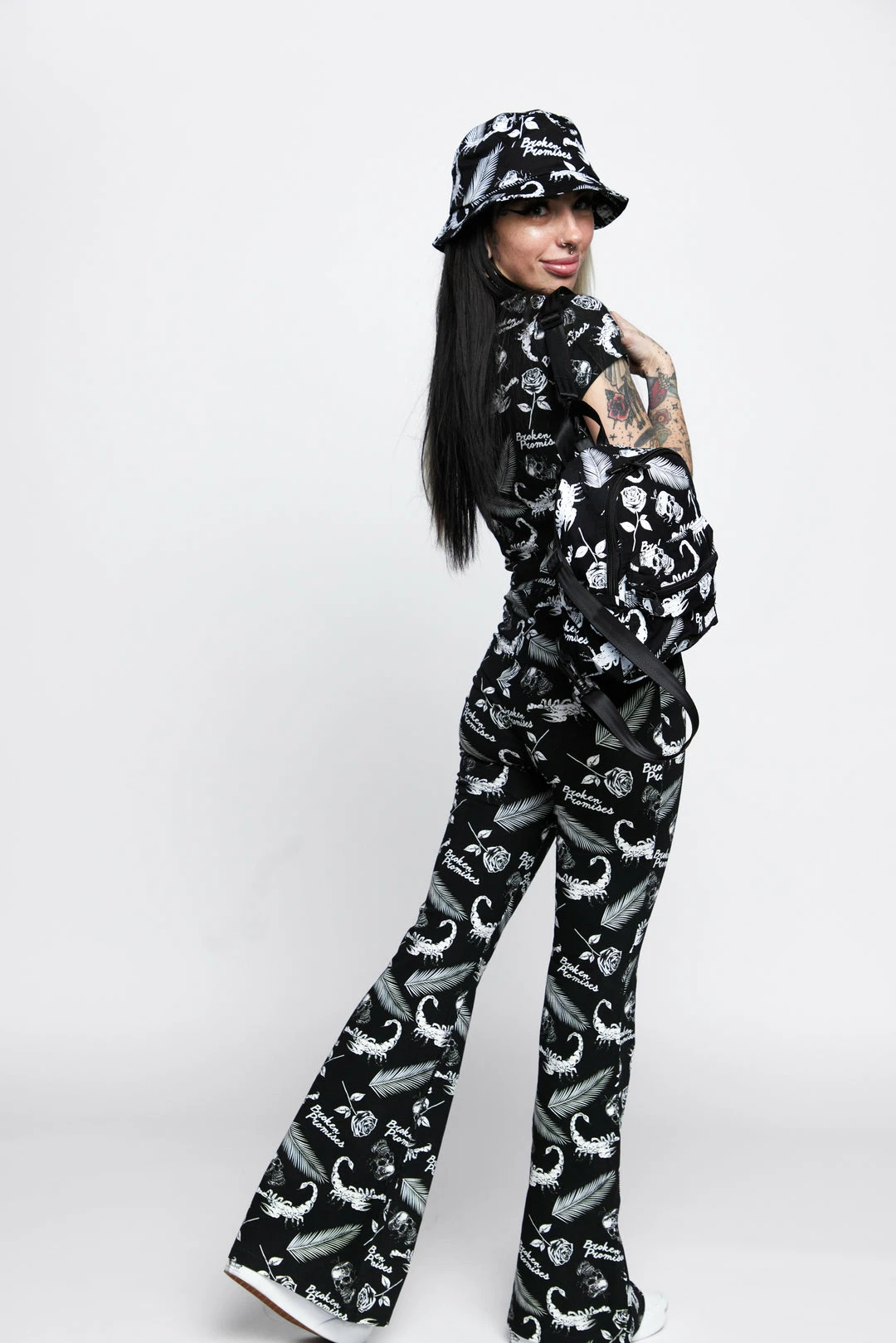 BROKEN PROMISES Womens Tropic Disaster Mini Backpack 6 BROKEN PROMISES Womens Tropic Disaster Mini Backpack