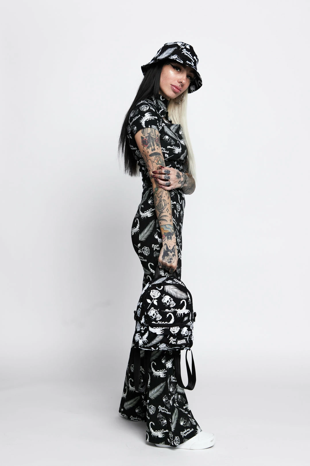 BROKEN PROMISES Womens Tropic Disaster Mini Backpack 4 BROKEN PROMISES Womens Tropic Disaster Mini Backpack