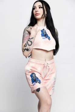 BROKEN PROMISES Softly Pink Tie Dye Halter Top 16 BROKEN PROMISES Softly Pink Tie Dye Halter Top