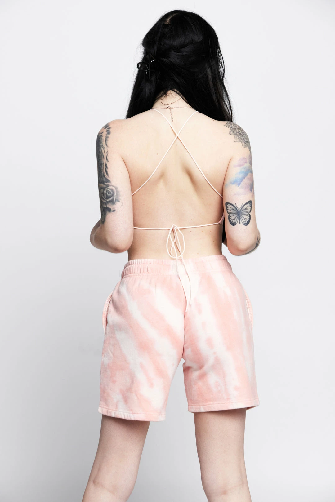 BROKEN PROMISES Softly Pink Tie Dye Halter Top 8 BROKEN PROMISES Softly Pink Tie Dye Halter Top