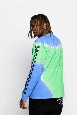 BROKEN PROMISES Shirts Acoustics Green Tie Dye L/S Tee 29 BROKEN PROMISES Shirts Acoustics Green Tie Dye L/S Tee