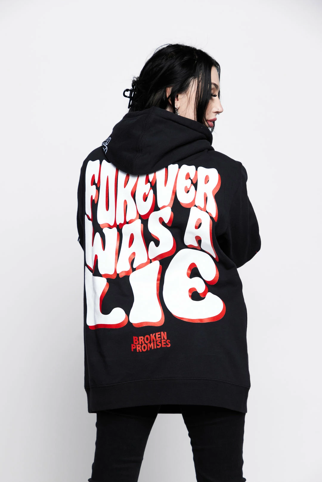 CASH Hoodies Untruthful Hoodie Black 14 CASH Hoodies Untruthful Hoodie Black