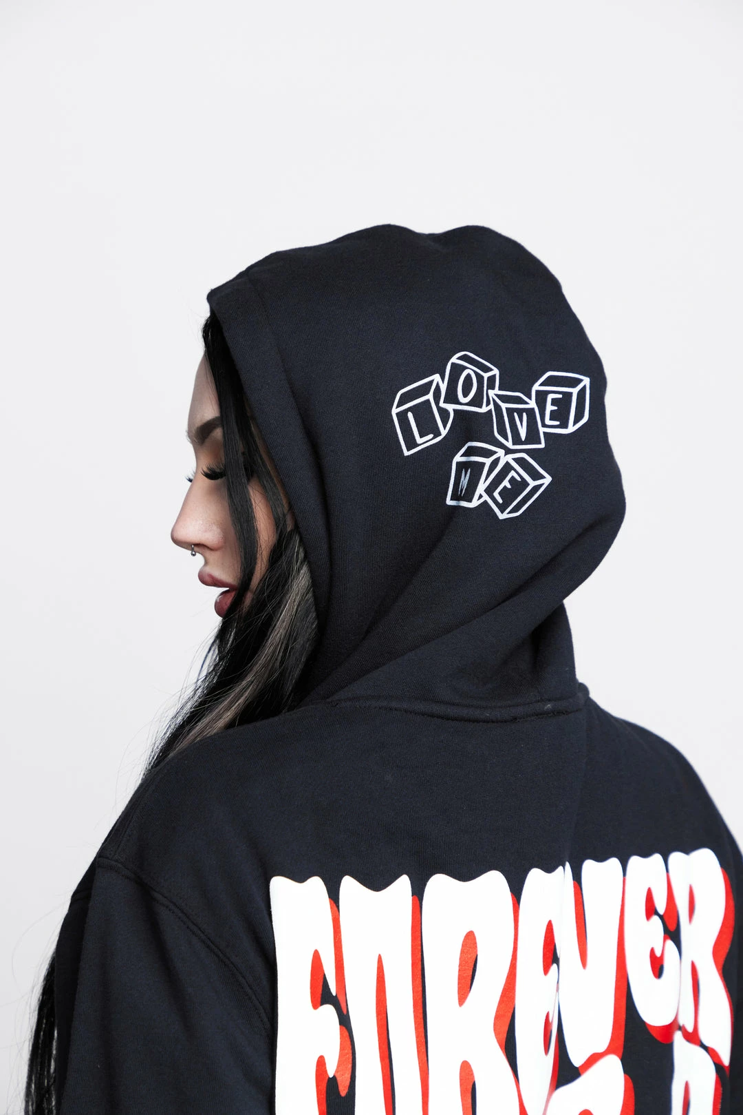 CASH Hoodies Untruthful Hoodie Black 9 CASH Hoodies Untruthful Hoodie Black