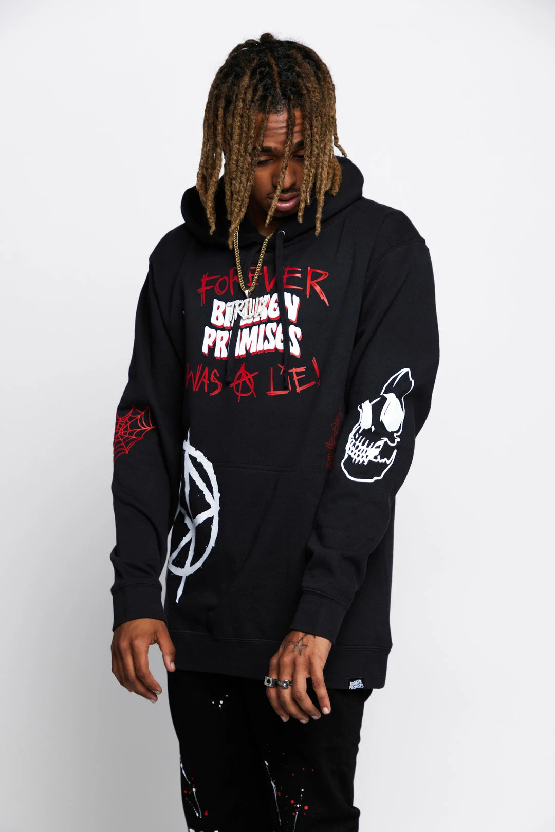 CASH Hoodies Untruthful Hoodie Black 26 CASH Hoodies Untruthful Hoodie Black