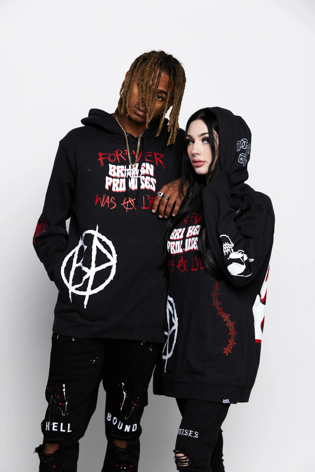 CASH Hoodies Untruthful Hoodie Black 17 CASH Hoodies Untruthful Hoodie Black