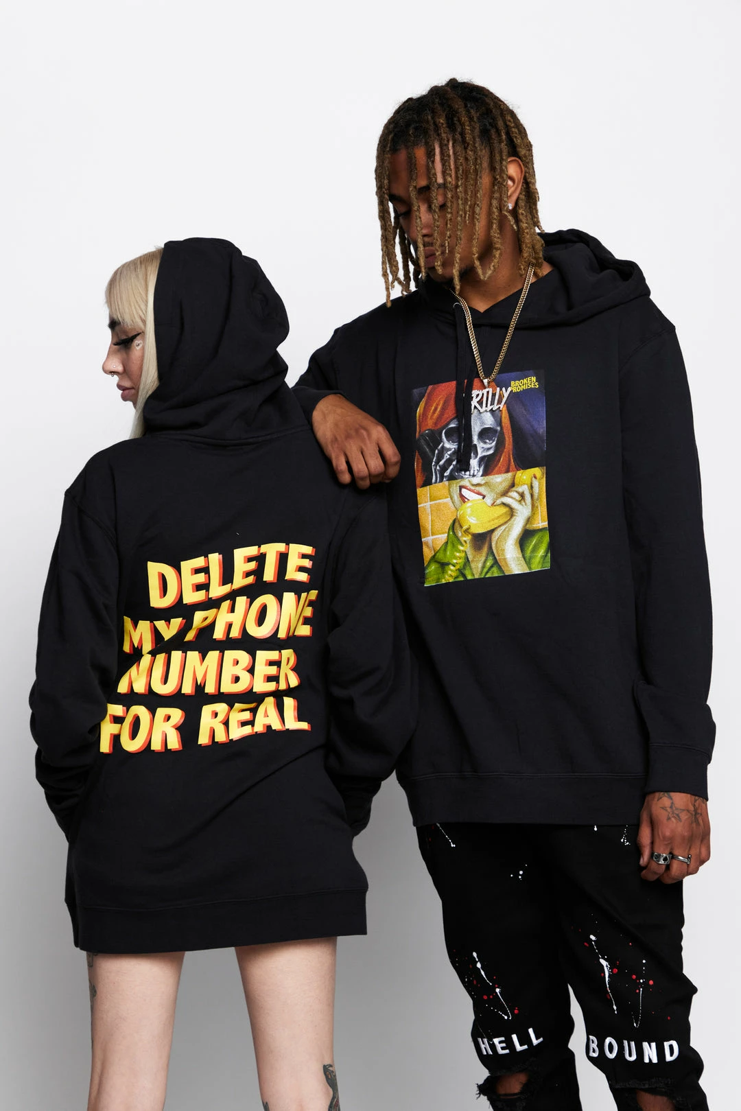 CASH Hoodies On Call Hoodie Black 11 CASH Hoodies On Call Hoodie Black