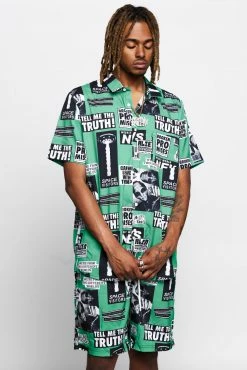 BROKEN PROMISES Shirts Headlines Button-Up Shirt 15 BROKEN PROMISES Shirts Headlines Button-Up Shirt