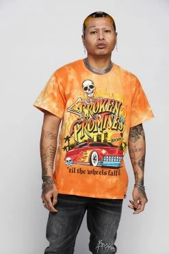 BROKEN PROMISES Shirts BP X Hot Wheels Wheels Fall Off Org Tie Dye S/S 16 BROKEN PROMISES Shirts BP X Hot Wheels Wheels Fall Off Org Tie Dye S/S