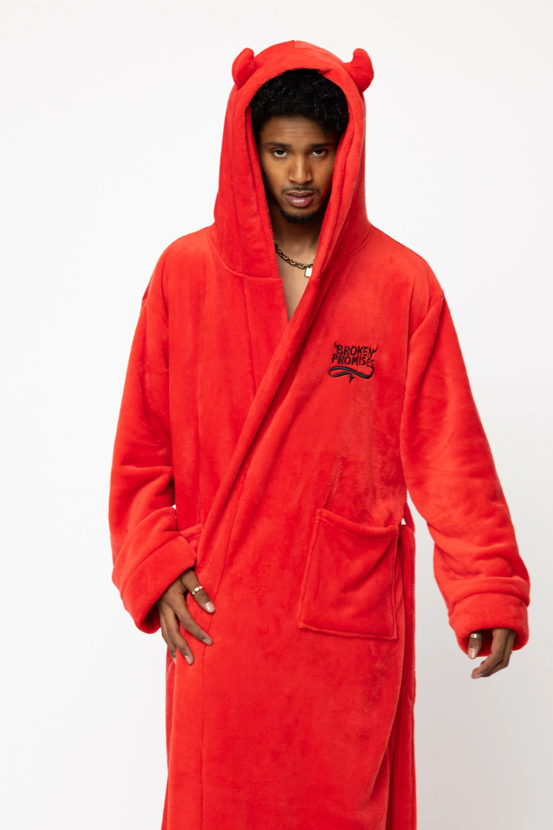 BROKEN PROMISES Devil Horn Robe Red Horn Hoodies 17 BROKEN PROMISES Devil Horn Robe Red Horn Hoodies