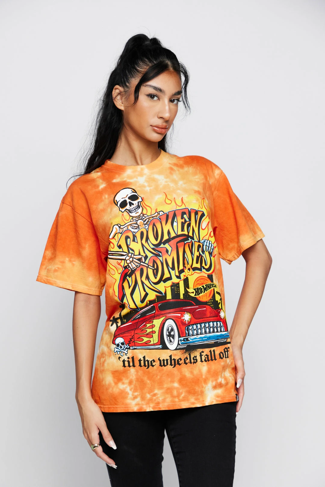 BROKEN PROMISES Shirts BP X Hot Wheels Wheels Fall Off Org Tie Dye S/S 13 BROKEN PROMISES Shirts BP X Hot Wheels Wheels Fall Off Org Tie Dye S/S