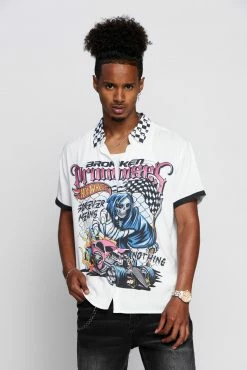 BROKEN PROMISES BP X Hot Wheels Ride Forever Resort Shirt Shirts