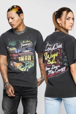 BROKEN PROMISES BP X Hot Wheels Look Both Ways Washed SST Blk