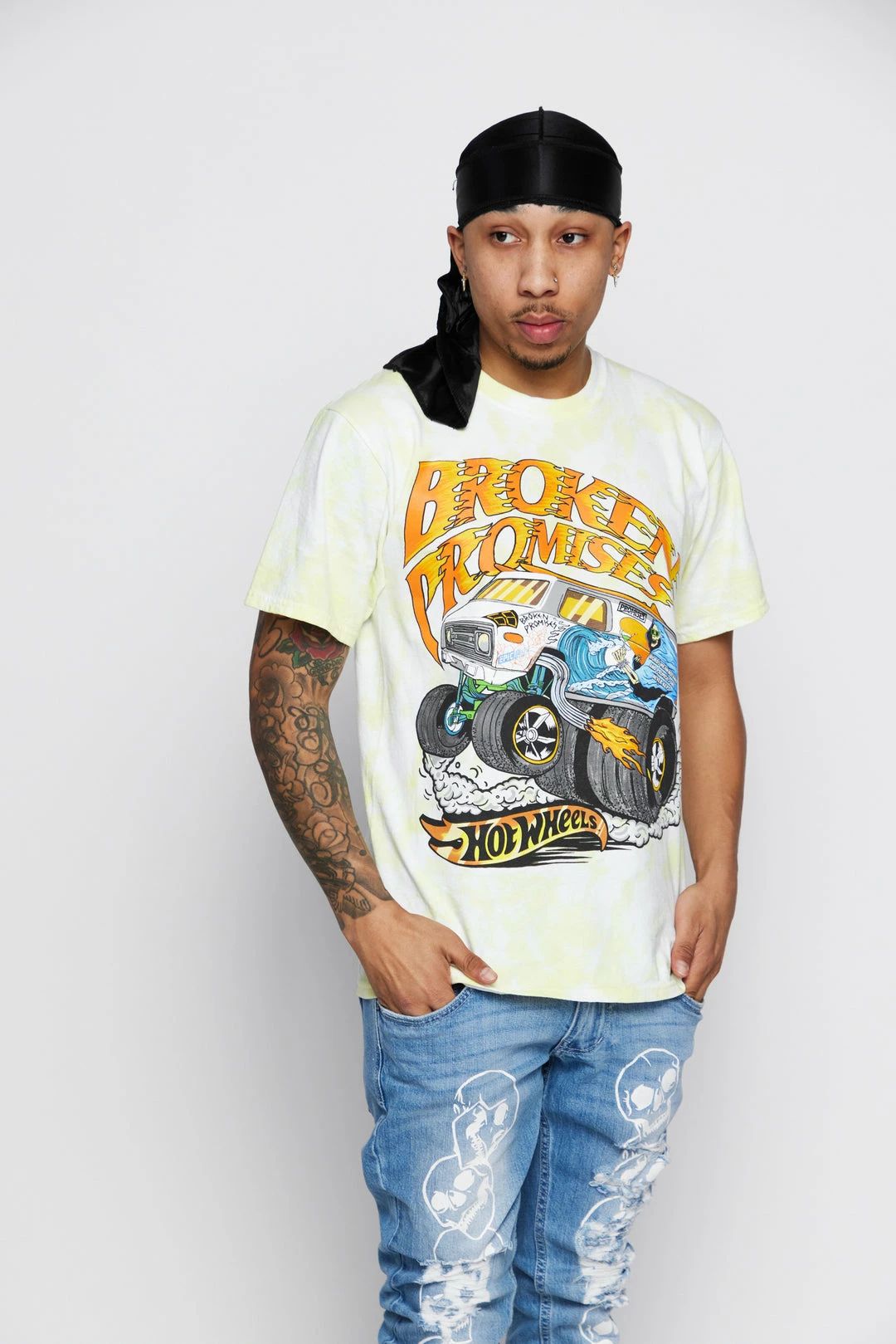 BROKEN PROMISES BP X Hot Wheels See You Again S/S Yellow 4 BROKEN PROMISES BP X Hot Wheels See You Again S/S Yellow