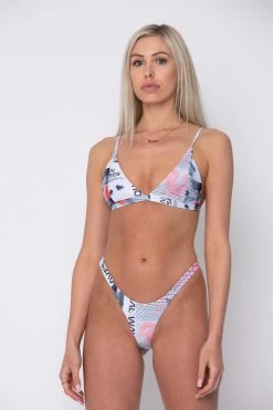BROKEN PROMISES Swim Hella Jelly Bikini Top White