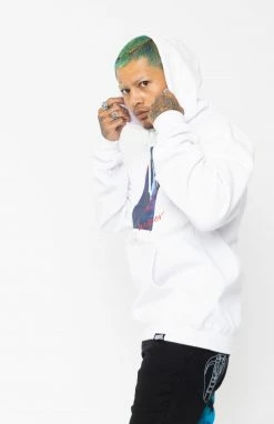 BROKEN PROMISES BP X Casper Autograph Hoodie White Hoodies