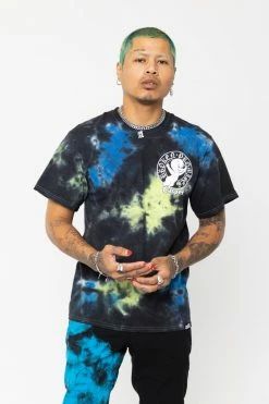 BROKEN PROMISES BP X Casper You're Gone SST Tie Dye Blue Shirts