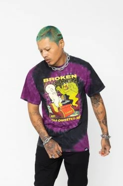 BROKEN PROMISES BP X Casper You Ghosted Me SST Purple Shirts