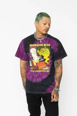 BROKEN PROMISES BP X Casper You Ghosted Me SST Purple Shirts