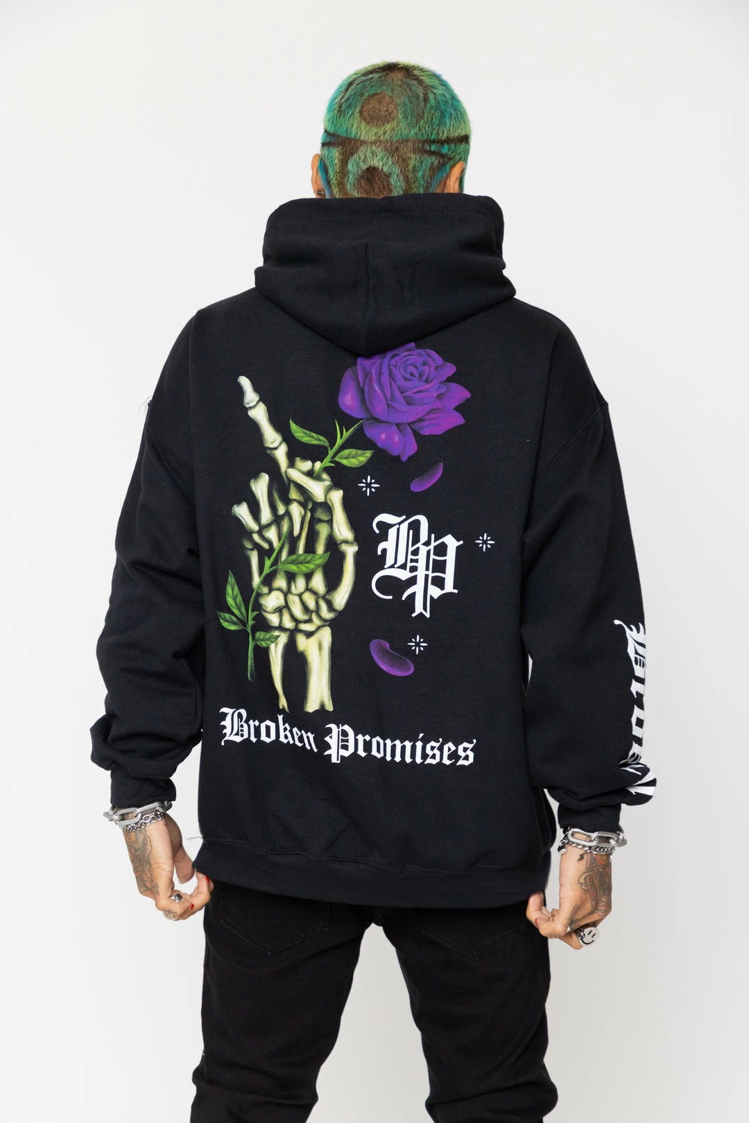 BROKEN PROMISES Wishful Thinking Hoodie Black Hoodies 14 BROKEN PROMISES Wishful Thinking Hoodie Black Hoodies