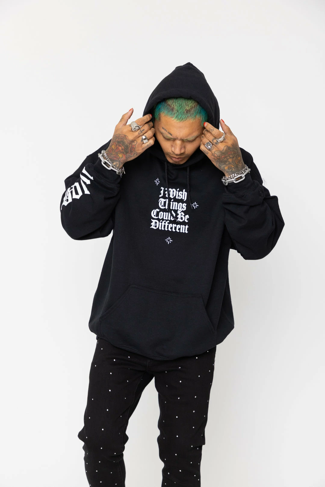 BROKEN PROMISES Wishful Thinking Hoodie Black Hoodies 9 BROKEN PROMISES Wishful Thinking Hoodie Black Hoodies