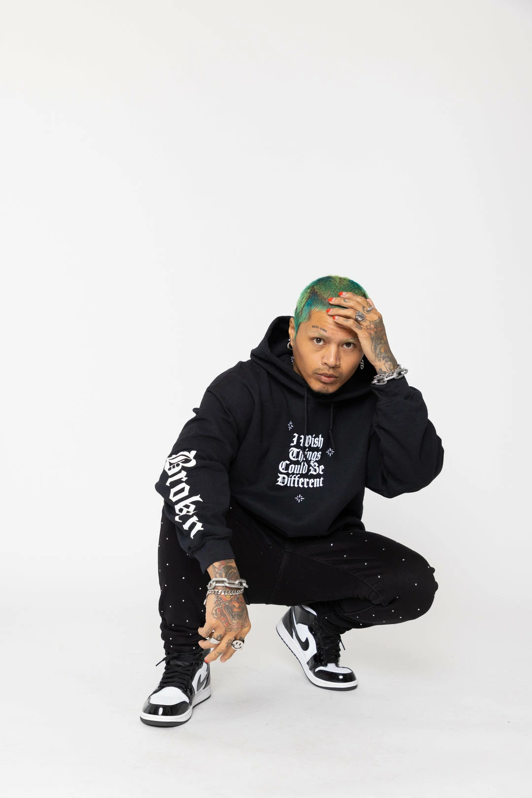 BROKEN PROMISES Wishful Thinking Hoodie Black Hoodies 11 BROKEN PROMISES Wishful Thinking Hoodie Black Hoodies