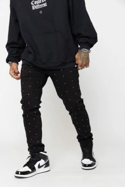 CASH Stoned Black Denim Bottoms