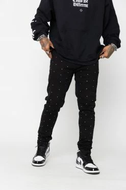 CASH Stoned Black Denim Bottoms