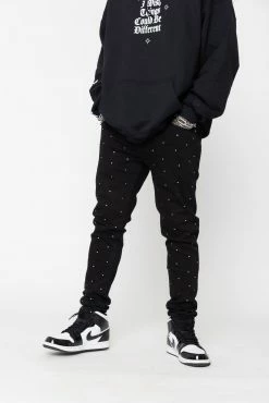 CASH Stoned Black Denim Bottoms