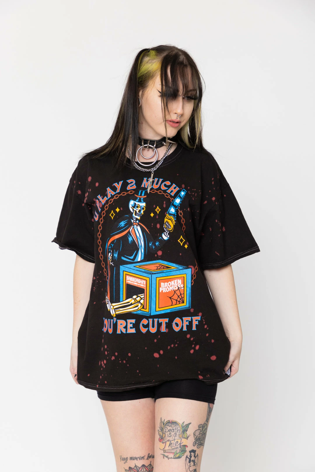 BROKEN PROMISES Shirts BPxSamborghini Cut Off SST 8 BROKEN PROMISES Shirts BPxSamborghini Cut Off SST