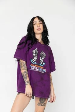 BROKEN PROMISES BPxSamborghini Escapism Purple Tie Dye Tee