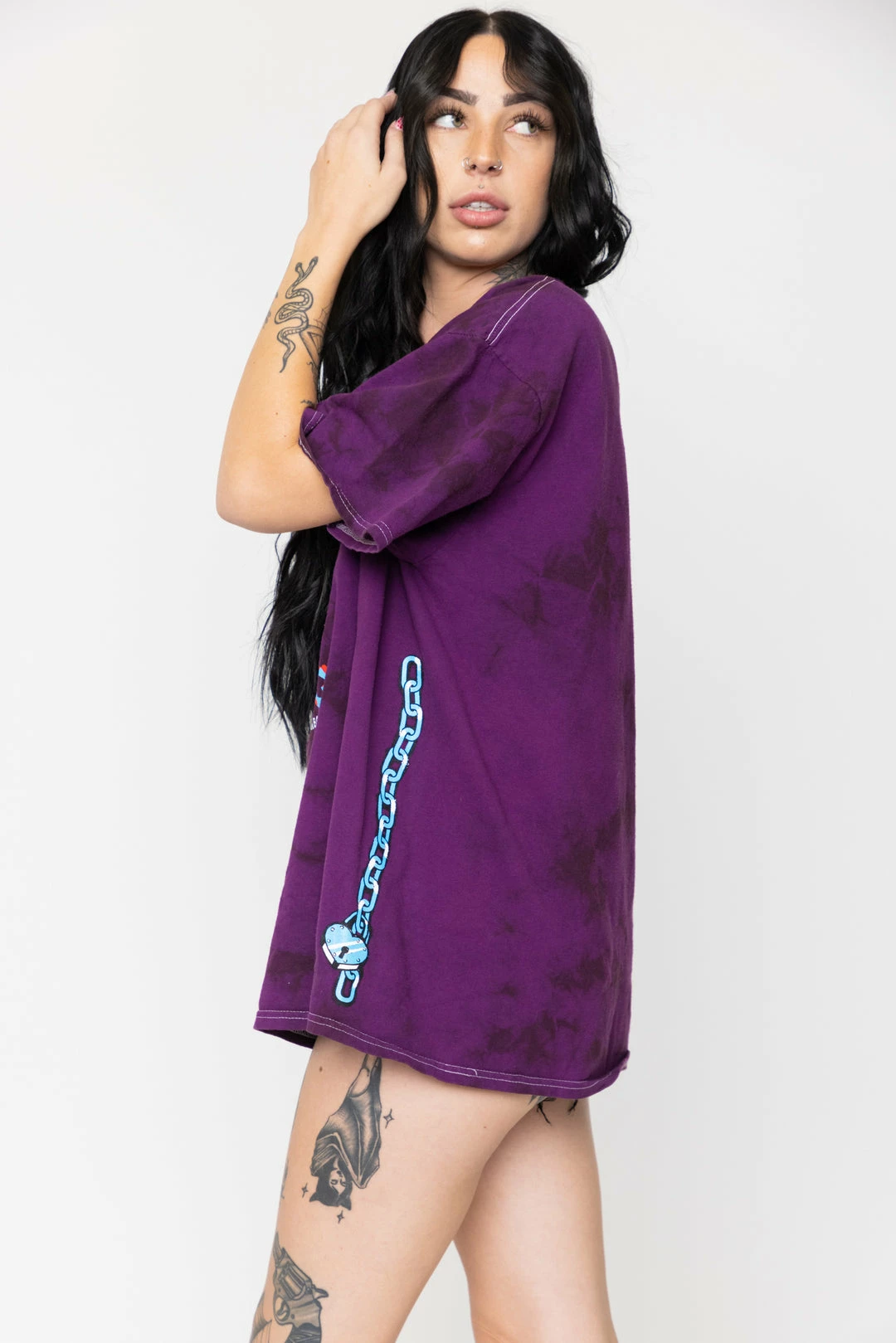 BROKEN PROMISES BPxSamborghini Escapism Purple Tie Dye Tee 8 BROKEN PROMISES BPxSamborghini Escapism Purple Tie Dye Tee