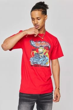 BROKEN PROMISES BP X Hot Wheels Control Tee Red 13 BROKEN PROMISES BP X Hot Wheels Control Tee Red
