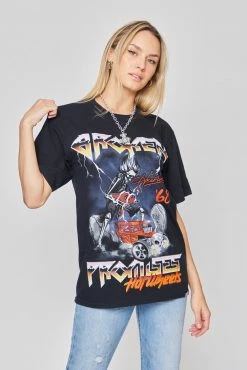 BROKEN PROMISES Shirts BP X Hot Wheels Tour Tee Blk 22 BROKEN PROMISES Shirts BP X Hot Wheels Tour Tee Blk