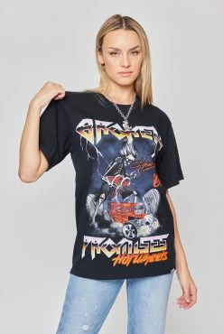 BROKEN PROMISES Shirts BP X Hot Wheels Tour Tee Blk 23 BROKEN PROMISES Shirts BP X Hot Wheels Tour Tee Blk