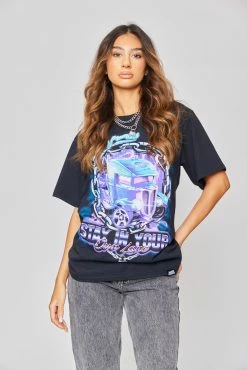 BROKEN PROMISES BP X Hot Wheels Truck Tee Black Shirts