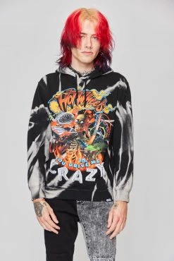 BROKEN PROMISES BP X Hot Wheels Track Attack Hoodie Blk Hoodies