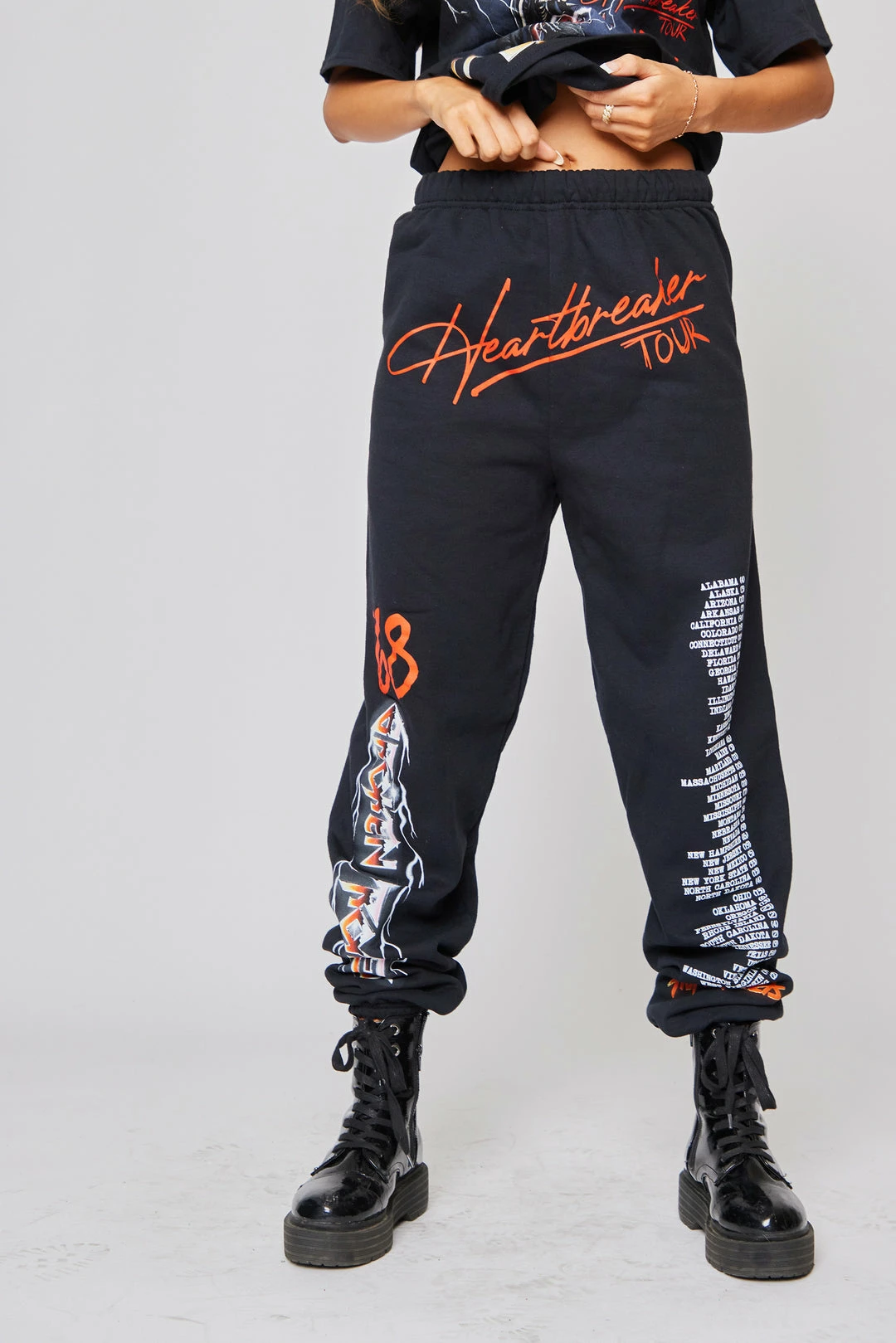 BROKEN PROMISES BP X Hot Wheels Tour Sweats Black Bottoms 4 BROKEN PROMISES BP X Hot Wheels Tour Sweats Black Bottoms