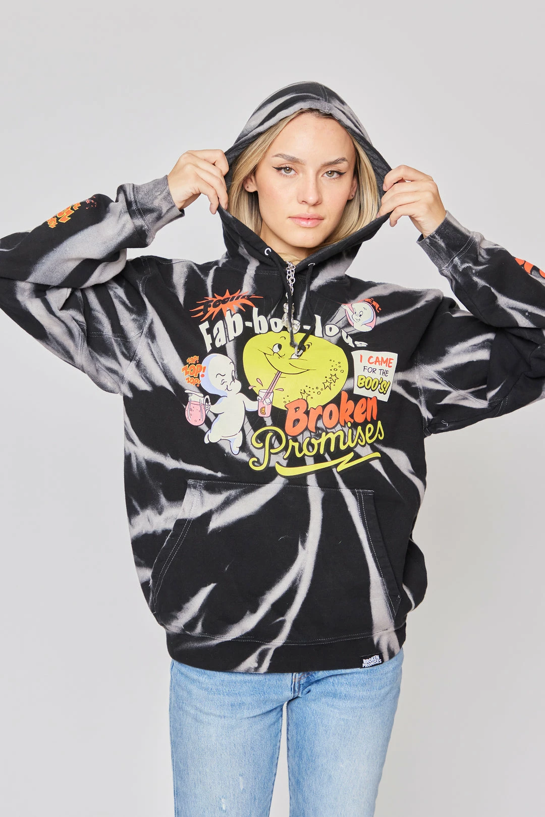 BROKEN PROMISES BP X Casper Fab-Boo-Lous Hoodie Black Hoodies 7 BROKEN PROMISES BP X Casper Fab-Boo-Lous Hoodie Black Hoodies