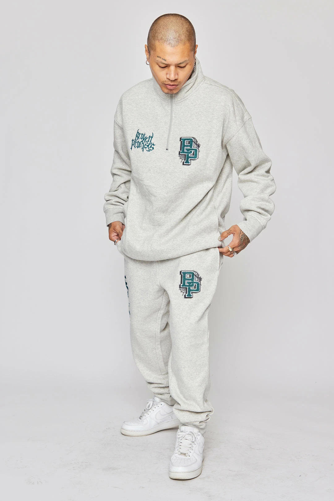 BROKEN PROMISES Poor Sport Sweatpant Grey 6 BROKEN PROMISES Poor Sport Sweatpant Grey