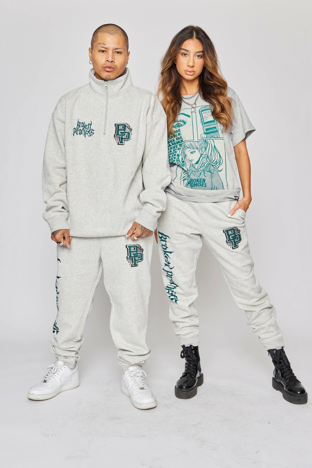 BROKEN PROMISES Leave Me Alone Grey S/S Tee Shirts 6 BROKEN PROMISES Leave Me Alone Grey S/S Tee Shirts