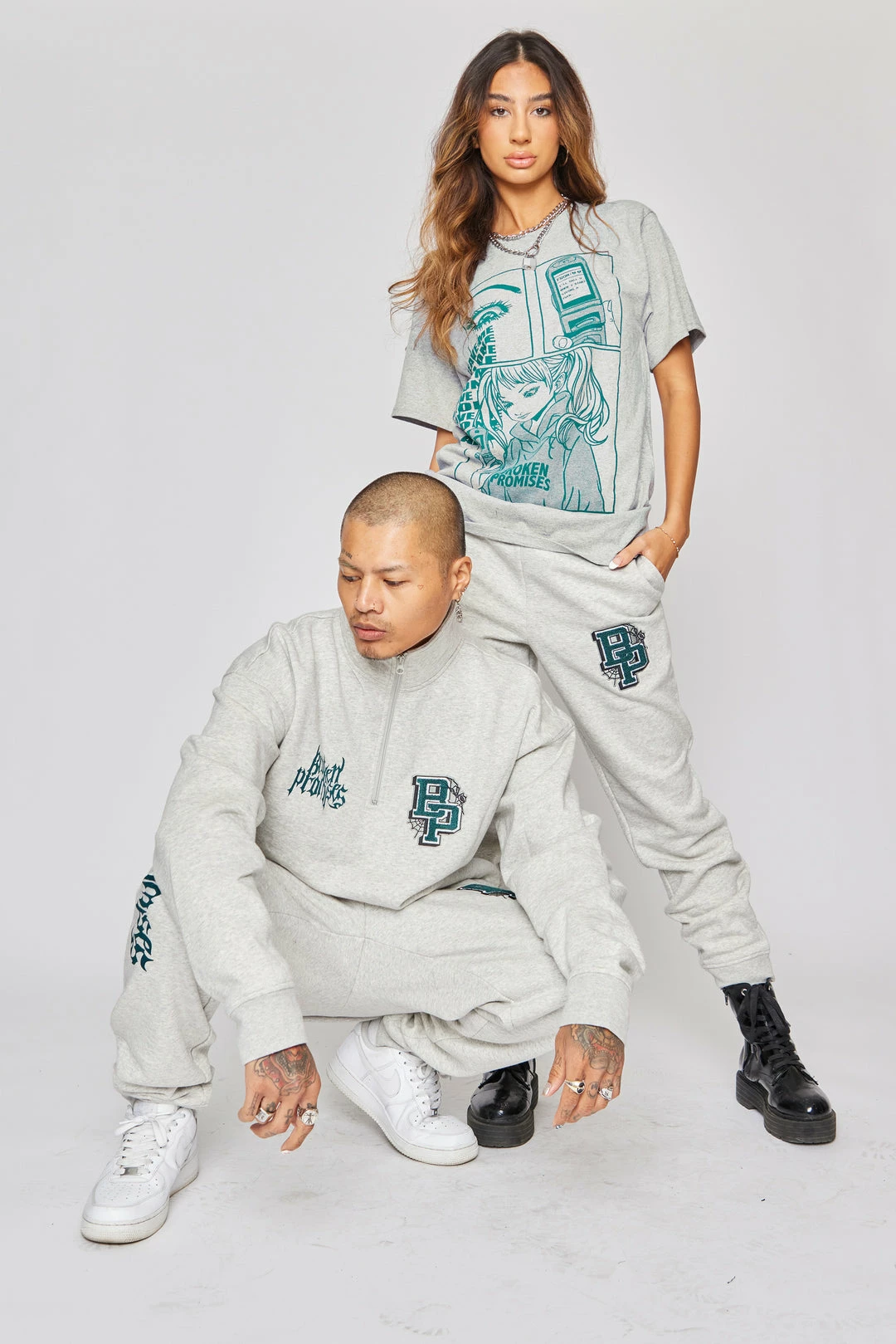 BROKEN PROMISES Leave Me Alone Grey S/S Tee Shirts 5 BROKEN PROMISES Leave Me Alone Grey S/S Tee Shirts